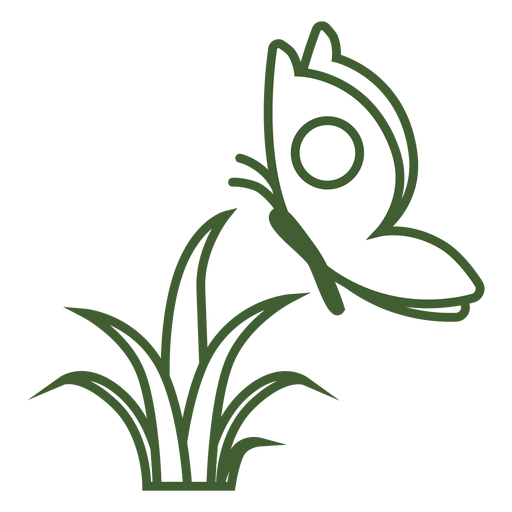 Schmetterling im Flugsymbol PNG-Design