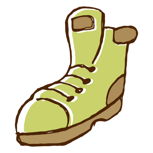Ícone de botas de campismo Desenho PNG