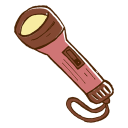 Ícone de lanterna de acampamento Desenho PNG