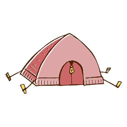 Camping Zelt Symbol PNG-Design