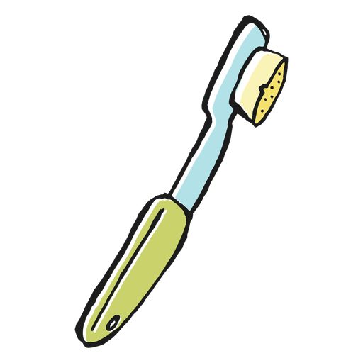 Icono de cepillo de dientes de camping Diseño PNG