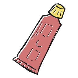 Ícone de pasta de dente para camping Desenho PNG
