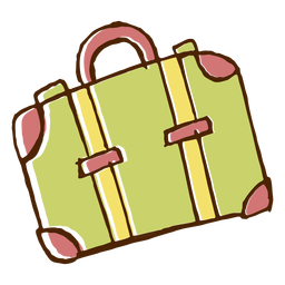 Ícone de bolsa de viagem para acampamento Desenho PNG