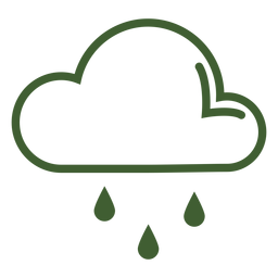 Wolke-Regen-Symbol Wolke-Regen-Symbol