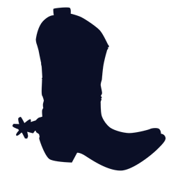 Bota de vaquero silueta Bota de vaquero silueta
