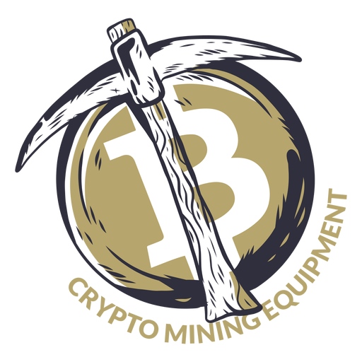 Abzeichen für Krypto-Mining-Ausrüstung PNG-Design