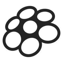 Ícone gráfico do círculo de perspectiva Desenho PNG