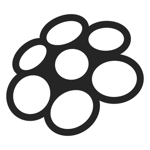Icono de gráficos de círculo de perspectiva Diseño PNG