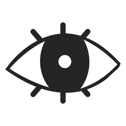 Einfaches Augensymbol PNG-Design