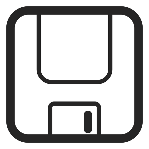 Diskettensymbol PNG-Design