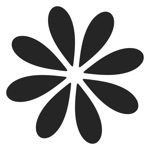 Simple Flower Graphic Transparent Png And Svg Vector File