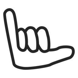 Hand sign graphic