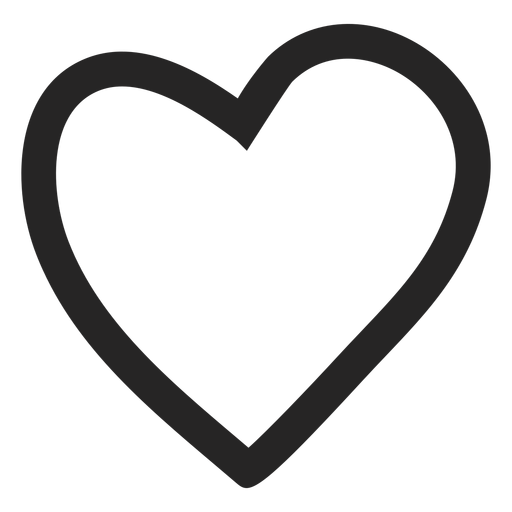 Icono gráfico del corazón Diseño PNG