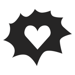 Icono de gráficos de corazón Transparent PNG