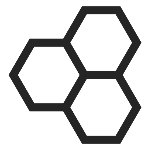 Sechseck-Symbol PNG-Design