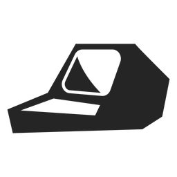 Computer-Symbol der alten Schule PNG-Design