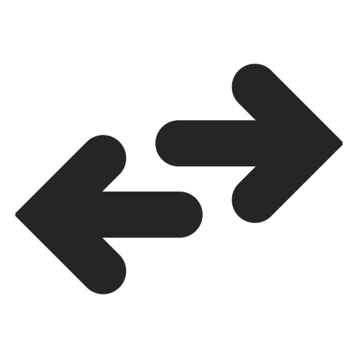 Symbol f?r entgegengesetzte Richtung PNG-Design