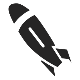 Rocket ship icon PNG Design