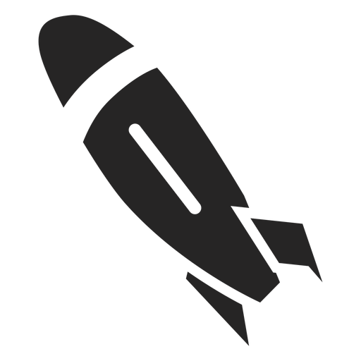 Raketenschiff-Symbol PNG-Design