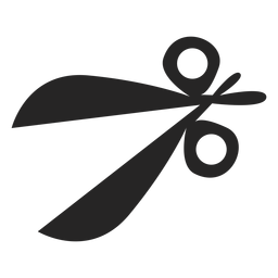 Icono de tijeras simples Diseño PNG