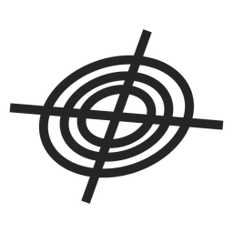 Sniper peephole icon PNG Design