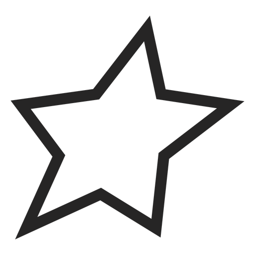 Grundlegendes Sternsymbol PNG-Design