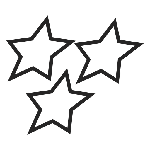 Simple stars icon