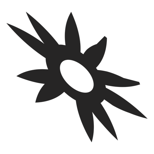 Icono de sol tribal Diseño PNG
