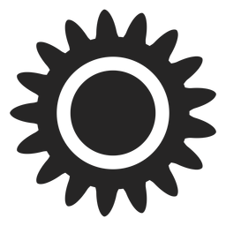 Ícone de sol tropical Desenho PNG