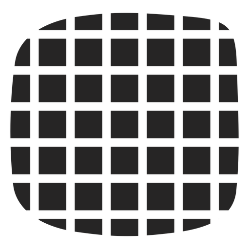 Checkered illusion icon PNG Design