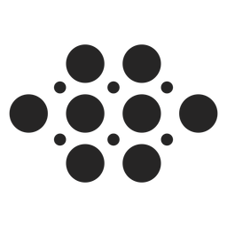 Ícone de pontos básicos Desenho PNG