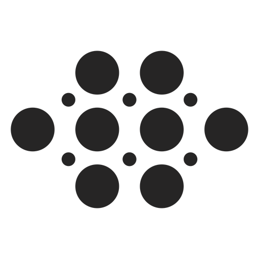 Icono de puntos básicos Diseño PNG