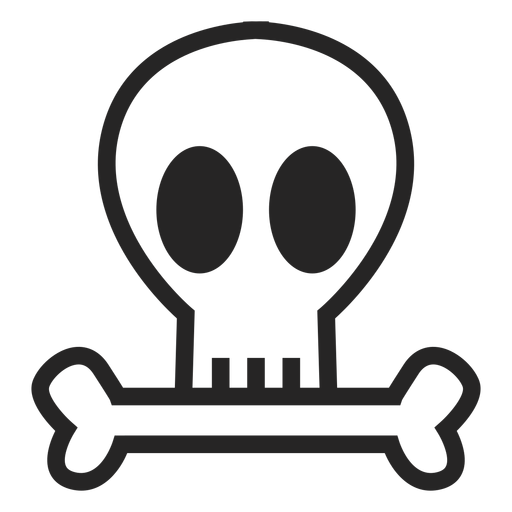Simple skull icon