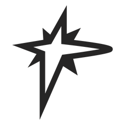 Icono gráfico de estrella Diseño PNG