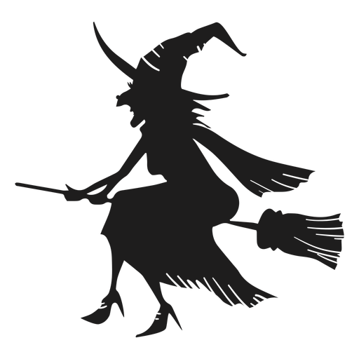 Icono de bruja detallado Diseño PNG