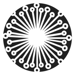 Icono de flor de ramo de eneldo Diseño PNG