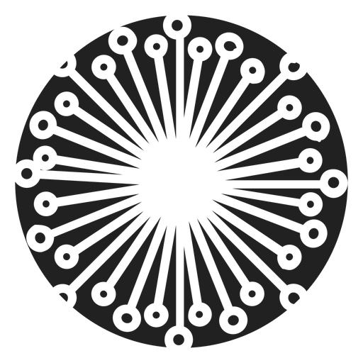 Icono de flor de ramo de eneldo Diseño PNG