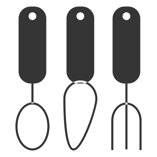 Icono de utensilios para comer Diseño PNG
