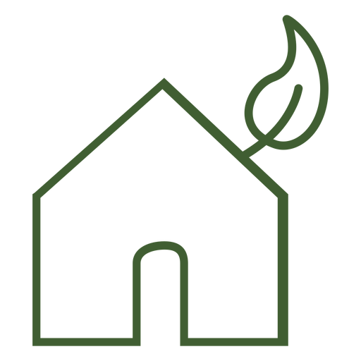 Download Eco home icon - Transparent PNG & SVG vector file