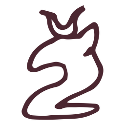 Ägypten altes Symbol PNG-Design