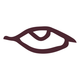 Símbolo del ojo antiguo egipcio Diseño PNG