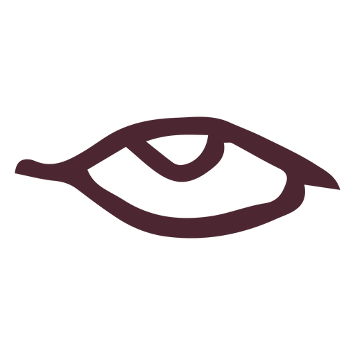 Ägyptisches altes Augensymbol PNG-Design