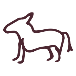 Egyptian animal hieroglyphics symbol symbol PNG Design Transparent PNG
