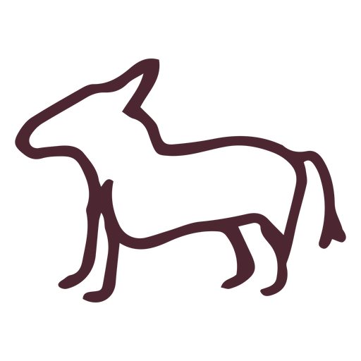 Symbol f?r ?gyptische Tierhieroglyphen PNG-Design