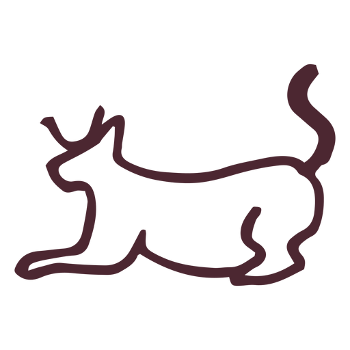 Animal egipcio del símbolo de seth Diseño PNG