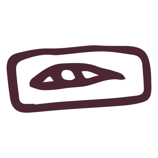 Olho egípcio do símbolo de horus Desenho PNG