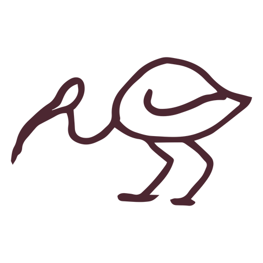 Egyptian flamingo symbol Transparent PNG Egyptian flamingo symbol Transparent PNG