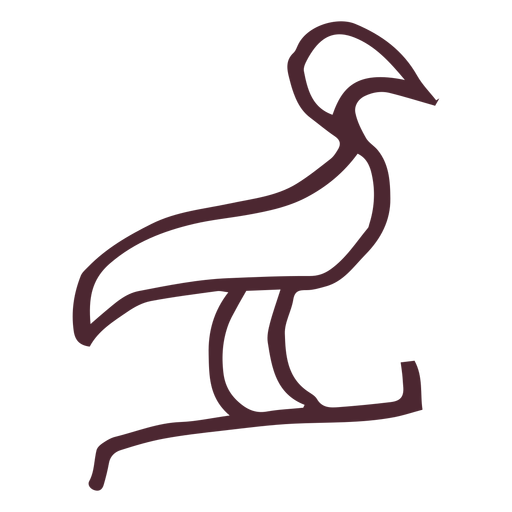 Symbol der ägyptischen Hieroglyphen PNG-Design