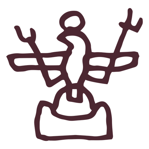 Symbol für ägyptische Hieroglyphen PNG-Design