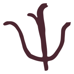 Icono de símbolo de símbolo de jeroglíficos egipcios Diseño PNG